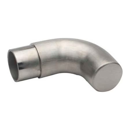 Lavi Industries Lavi Industries, Radius Wall Return, for 1.5" Tubing, Satin Stainless Steel 44-608/1H